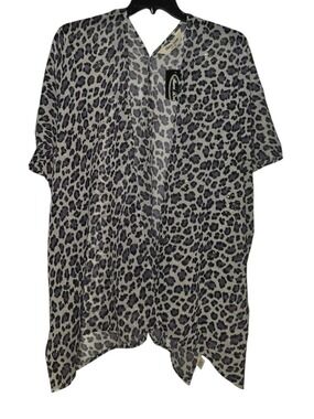 Shore Drive Animal Print Duster Size OS NWT